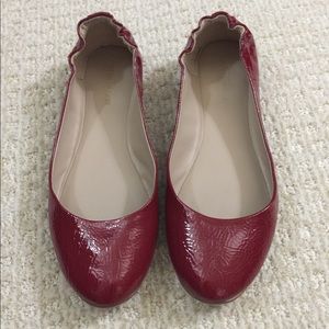 Red Ballet Flats